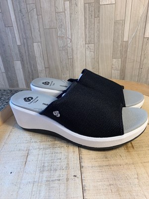 clarks women's cloudsteppers step cali bay slide sandals