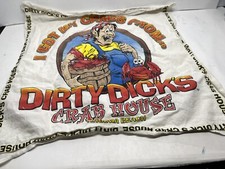 Dirty Dick's Crab House White Bandana Handkerchief