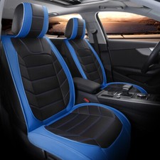 Universal Car Seat Covers Pu Leather 5 Seats Full Set Pads Fit For Sedans Suv