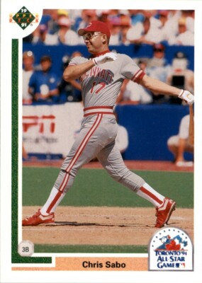 1991 Upper Deck Final Edition MLB Chris Sabo #94F
