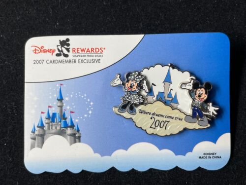 Pin Disney - Rewards Visa Cardmember - 2007 Mickey & Minnie Cloud 51652 - Imagen 1 de 1