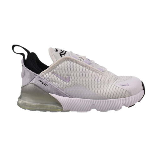 Nike Air Max 270 (TD) Toddler Shoes White-Pure Violet DD1646-159 - 第 1/6 張圖片