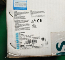 New in Box Siemens 3TF5222-0XG2 AC Contactor AC-3 380V IE, 2NO 2NC AC 50/60HZ