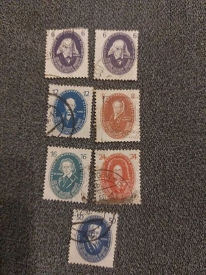 DDR 1950 Akademie Wissenschaften Berlin Satz gestempelt alte Briefmarken / - Bild 1 von 2
