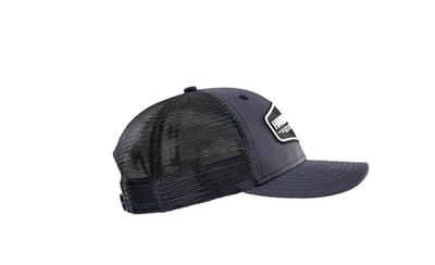 Coastal New B Charcoal HFT Trucker Cap - Adjustable Snapback, Mesh Back, Curved Brim