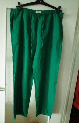 Leinenhose Damen Gr. 46  grasgrün von Marco Polo neu  ungetragen ohne Etikett