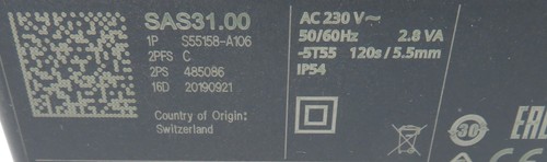 Actuador SIEMENS SAS31.00 230V válvula de tres vías VXG44.32-16 rojo fundido G 2" DN32 - Imagen 9 de 12