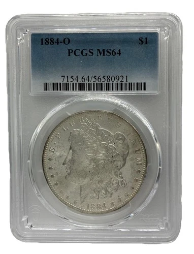 PCGS MS64 1884-O Morgan Dollar