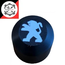 Peugeot Tow Bar 50mm Ball Cover/Cap for Your Car, solid Black/White