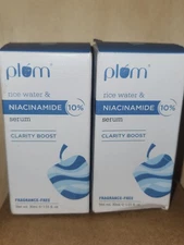 2 Pack Plum 10% Niacinamide Serum with Rice Water - LARGE SIZE030 ml Exp 09/2026