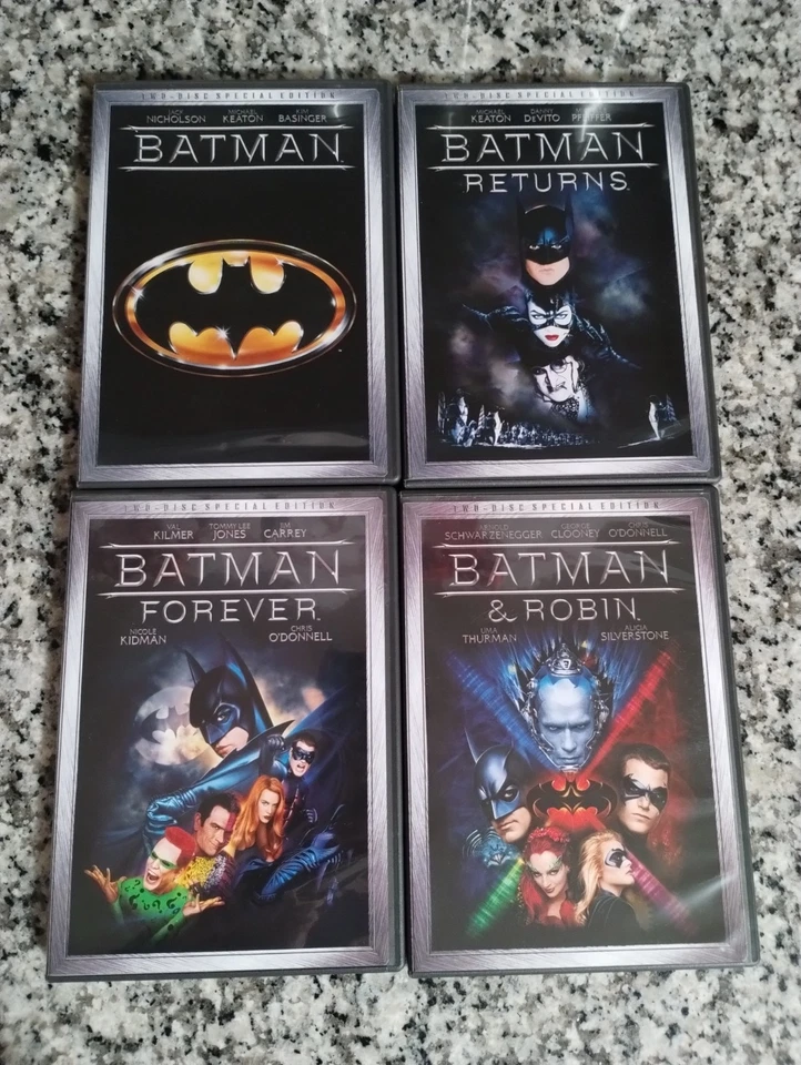 DC Movie Collection Batman & Superman Movies Lot of 12 Foto 3 de 4