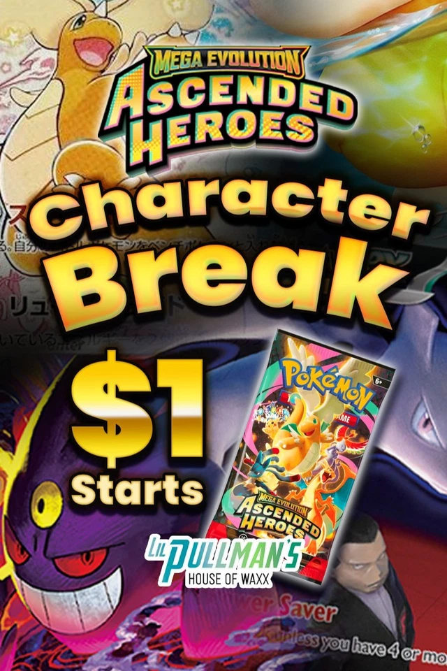 🌟ASCENDED HEROES CHARACTER BREAK W/MYSTERY SINGLES & PRIZES (LUCKY LUKE)🌟