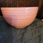 Vintage Mccoy Art Pottery Speckled Pastel Pink Beehive Kitchen Bowl