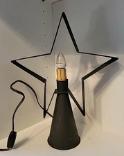 Colonial Tin Works Star Lamp Corded Light Country Farmhouse Decor