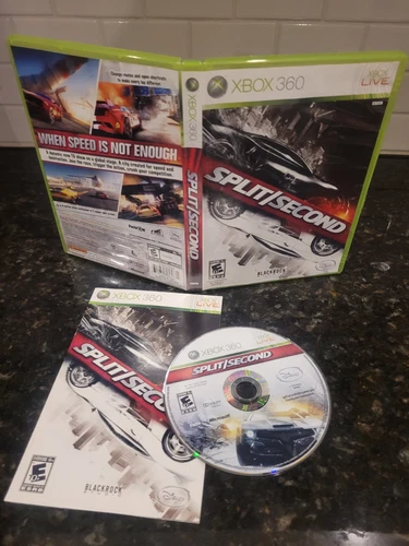 Split/Second Microsoft Xbox 360 2010 Complete CIB TESTED WORKING