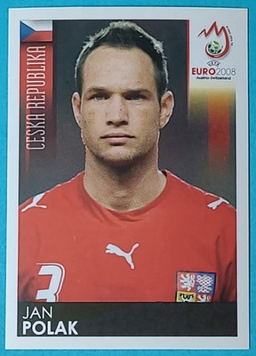 Panini Fußball EM 2008 UEFA EURO 08 Sticker Nr. 90 Jan Polak Tschechien