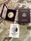 1992 S Proof $1 American Silver Eagle Dollar