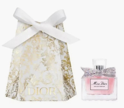 DIOR MISS DIOR EAU DE PARFUM (0.17OZ/5ML) DAB-ON TRAVEL SIZE SPLASH Holiday Case