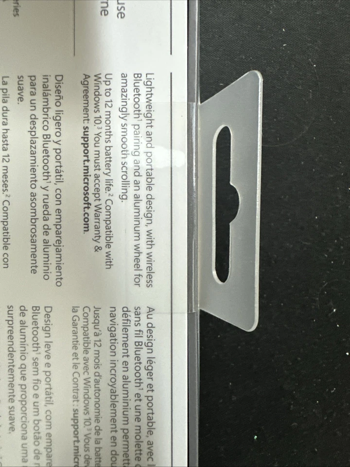 Microsoft Modern Mobile BT Mouse - Black (KTF-00013) - Image 3 of 4