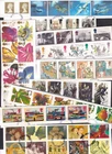 GB 1990s FU sets on first day cover cut outs x55+ ... soaked off F/VF Used SETS