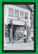 Found PHOTO Old Standard Oil Gas Service Station CROWN Pumps