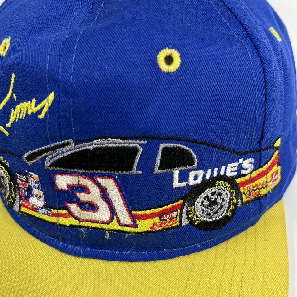 Gorra Mike Skinner Lowes Racing para hombre azul SnapBack NASCAR 31 Chase Hombres Foto 3 de 4