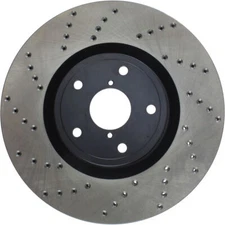 Disc Brake Rotor-Sport Cross-Drilled Front Right Stoptech 128.47022R