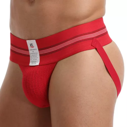 Men Underwear Briefs Athletic Jock Strap Men Jockstrap Wide Waistband Underpants - Picture 9 of 13