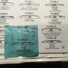 GS Round Replacement Crystals PA Series for Swiss Watches - NOS