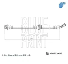 Brake Hose BLUE PRINT ADBP530043 for Nissan X-Trail