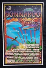Bonnaroo poster 2005 Grateful Dead Phish Widespead Panic