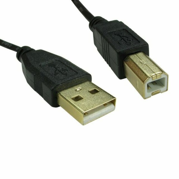 kenable GOLD 24AWG USB 2.0 High Speed Cable Printer Lead A to B 