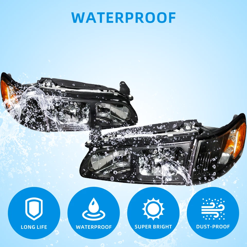 适用于 1993 - 1997 年丰田卡罗拉车头灯和停车角灯左右 — 第 3/4 张图片