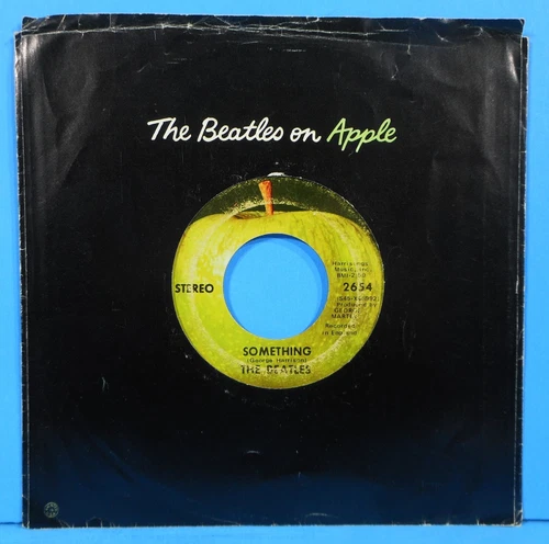 THE BEATLES SOMETHING ~ COME TOGETHER 7" 45 RPM  1969 NICE CONDITION! VG/VG!!A