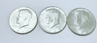 KENNEDY HALF DOLLAR LOT OF 3 - 90% SILVER #4907