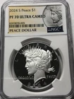 2024 S Peace Dollar PF 70 UCAM NGC Free Shipping.