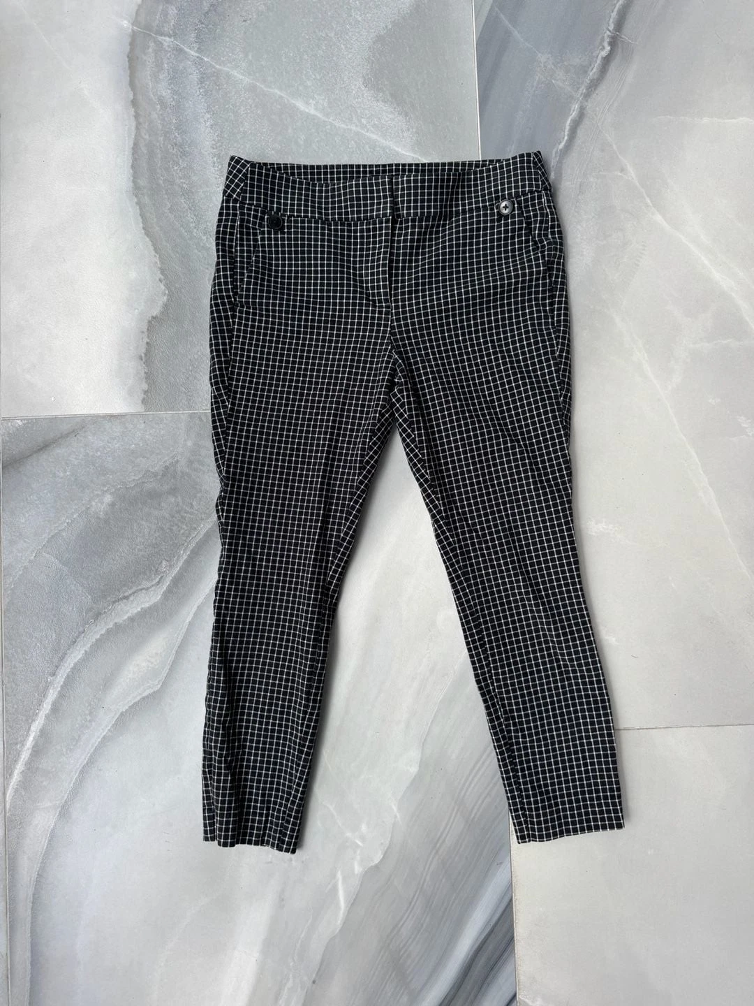 LOFT Petites Marisa Plaid Sexy Capris Size 10P