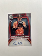 Cade Povich -- 2025 Topps Tribute Baseball Rookie Auto /10 - RARE!