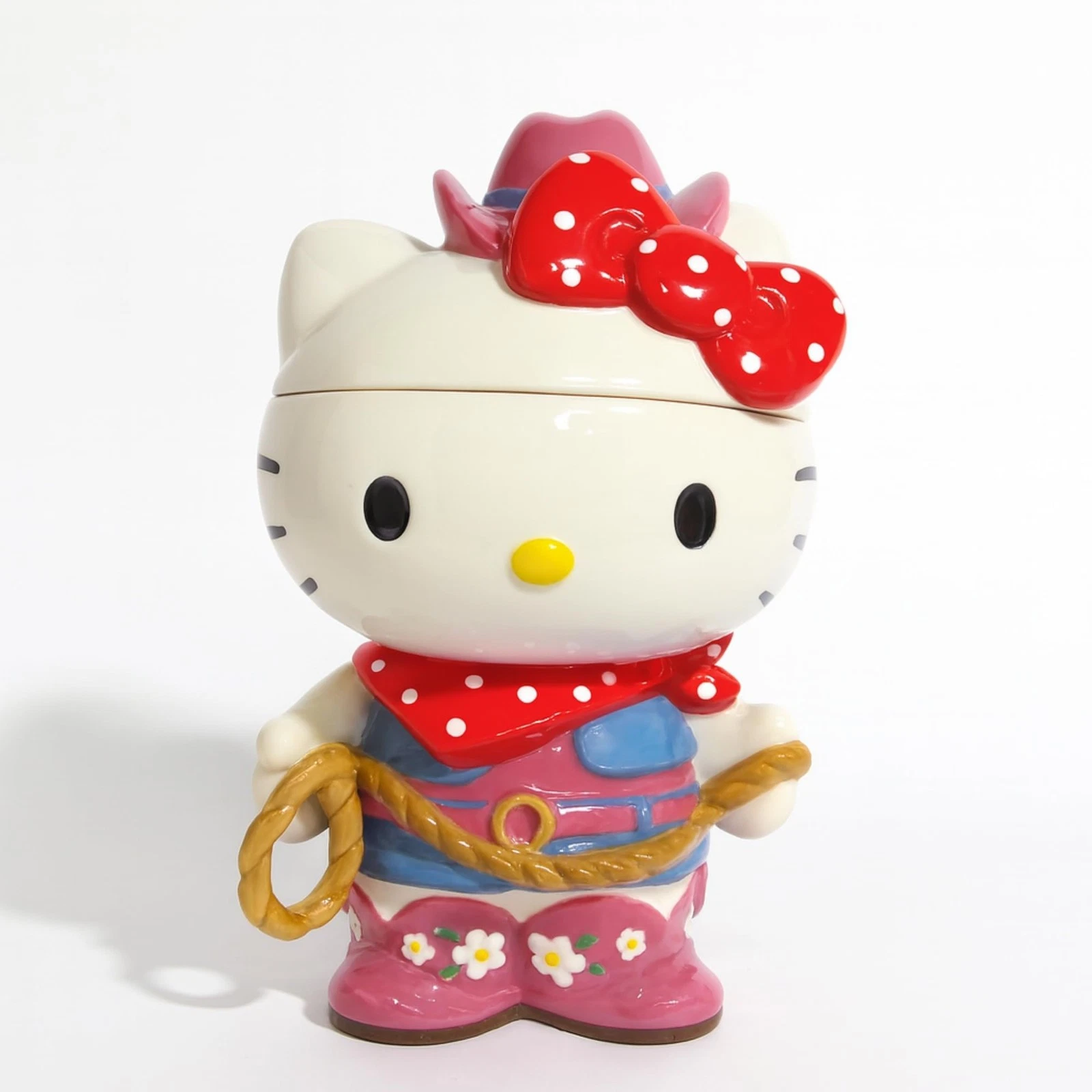 Blue Sky Clayworks Hello Kitty Cowgirl Cookie Jar