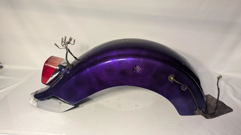 Luz trasera clásica Yamaha V Star 650 XVS650 1998-2015 guardabarros Foto 2 de 4