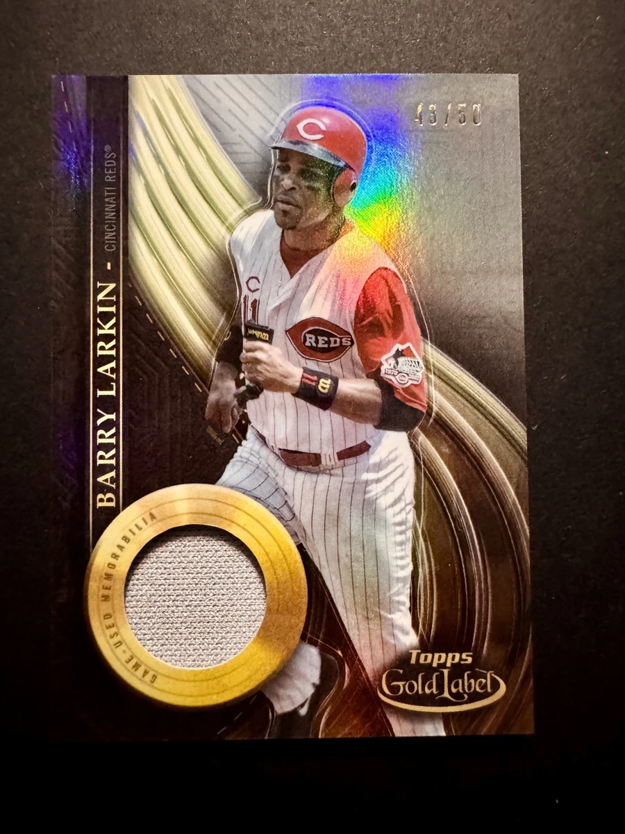 Barry Larkin Baseball Serial Numbered Sports Trading Cards