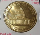 The 39 Presidents of the United States 1789 - 1989  Commemorative Medal Token