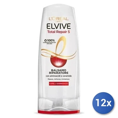 12X Lot L'Oreal Elvive Baume Total Repair 5 ML 200 - Photo 1/3