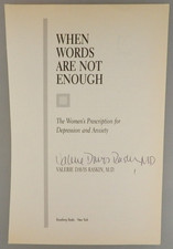 Autograph US writer Valerie Davis Raskin 1995 (148561)