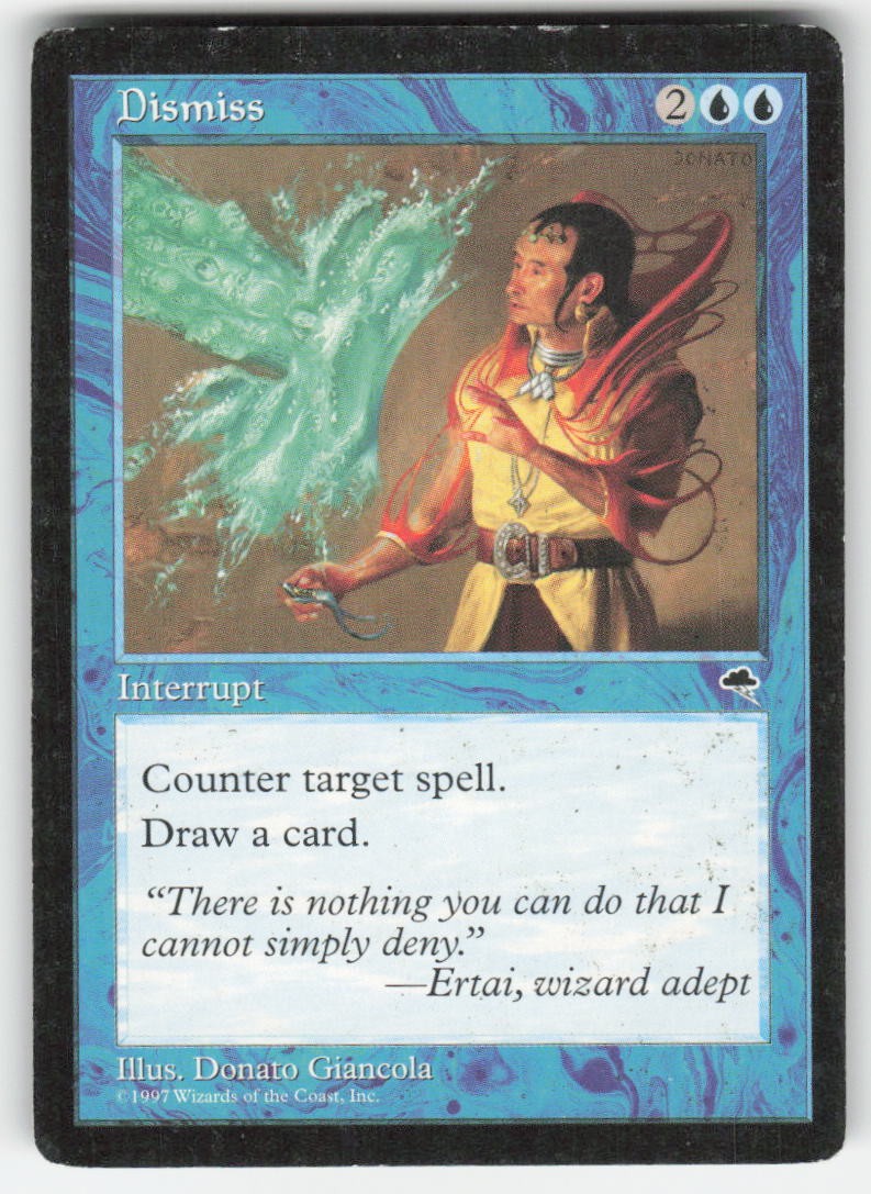 1997 Dismiss Tempest 58 MTG