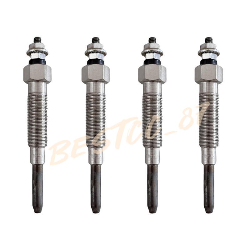 4PCS Glow Plug 32A66-03100 For Mitsubishi S4Q2 S4S Forklift 12V F18B FD28 FD35A