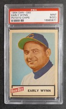1954 Dan-Dee Potato Chips - Early Wynn - POP 3/None Higher - PSA 9 (OC) MINT