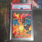 2000 TOPPS POKEMON TV ANIMATION CLEAR CARDS #PC3 CHARIZARD PSA 7