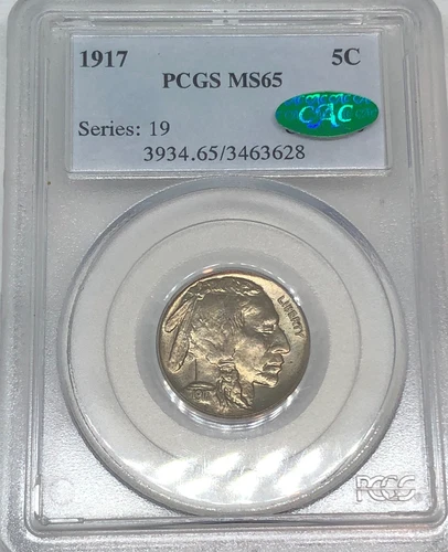 1917 Buffalo Nickel PCGS MS65 CAC