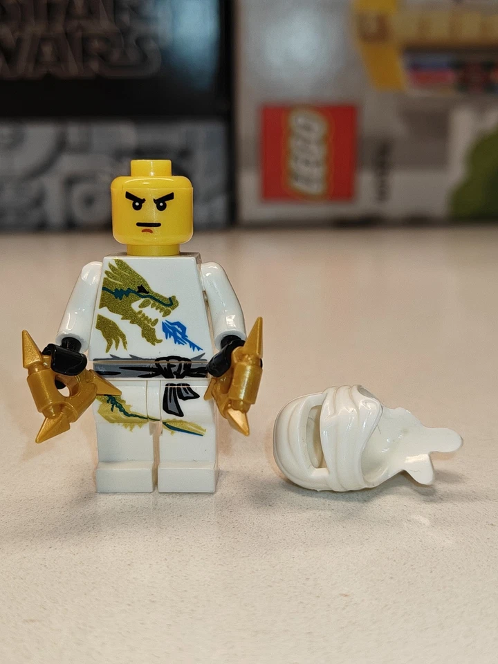 NUEVO Ninjago Cole DX y Zane DX con Armas Doradas Minifigura Lego Personalizada Foto 4 de 4